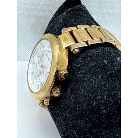 Michael Kors Parker MK5806 Women Rose Gold Steel Analog Dial Wrist Watch JNA871 main image 6